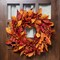 Northlight Berries with Leaves Artificial Fall Harvest Twig Wreath - 24"